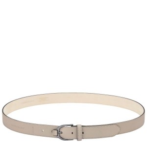 Beige Longchamp 3D Women's Belts | 06829-ZLMW