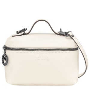 Beige Longchamp Le Pliage Xtra XS Vanity Women's Crossbody Bags | 79148-FDXW