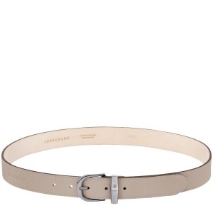 Beige Longchamp Roseau Essential Women's Belts | 26415-TFUZ