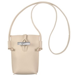 Beige Longchamp Roseau With Lace Women's Phone Case | 09675-UNKQ