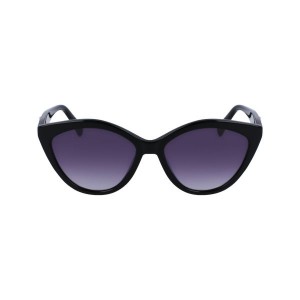 Black Longchamp Acetate Women's Sunglasses | 34180-GSZH