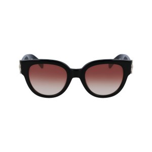 Black Longchamp Acetate Women's Sunglasses | 67148-GTPD