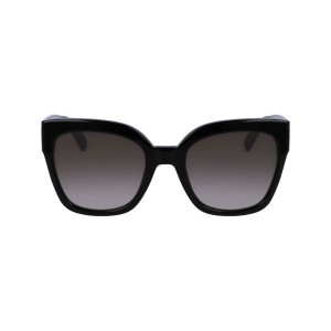 Black Longchamp Acetate Women's Sunglasses | 95138-USFA