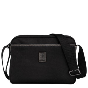 Black Longchamp Boxford M Men's Mini Bags | 85904-AQRC