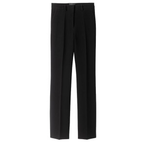 Black Longchamp Crepe Women's Trousers | 52638-HORS