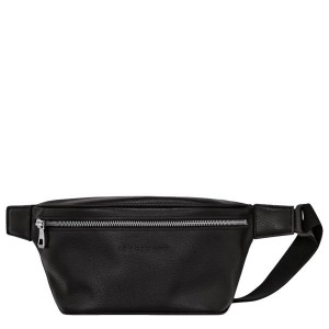 Black Longchamp Le Foulonne Men's Belt Bags | 29758-VDAG