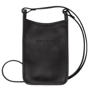 Black Longchamp Le Foulonne Men's Phone Case | 34279-HBCD