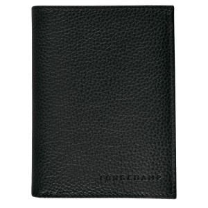 Black Longchamp Le Foulonne Men's Wallets | 30274-GZEX