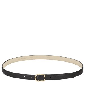 Black Longchamp Le Foulonne Women's Belts | 79856-YJCS