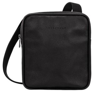 Black Longchamp Le Foulonne XS Men's Crossbody Bags | 29364-DRYW