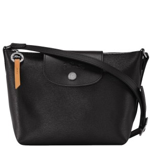 Black Longchamp Le Pliage City XS Women's Crossbody Bags | 45896-SPCN