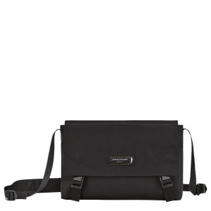 Black Longchamp Le Pliage Energy L Men's Crossbody Bags | 83056-COJK