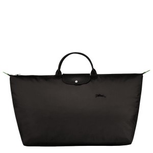 Black Longchamp Le Pliage M Men's Travel Bags | 84597-TBYO