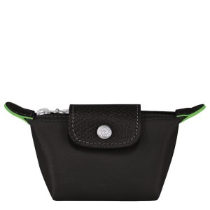 Black Longchamp Le Pliage Men's Coin Purses | 27869-PAZU