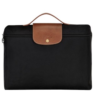 Black Longchamp Le Pliage Original S Men's Briefcase | 94367-UKCR