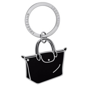 Black Longchamp Le Pliage Women's Key Rings | 79084-ZOAR