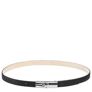 Black Longchamp Roseau Women's Belts | 05739-IBUS