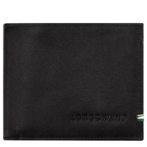 Black Longchamp Sur Seine Men's Wallets | 76415-CLZW