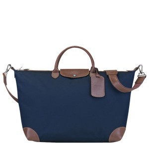 Blue Longchamp Boxford S Men's Travel Bags | 78590-QDKW