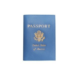 Blue Longchamp Le Foulonne Men's Passport Holder | 09173-UZJO