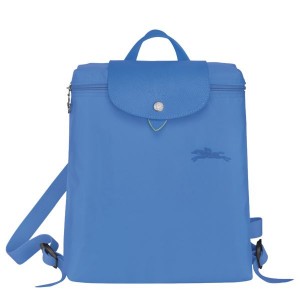 Blue Longchamp Le Pliage M Women's Backpacks | 69582-BOGD