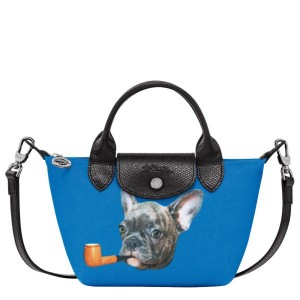 Blue Longchamp Toiletpaper XS Men's Handbag | 68957-SXWI