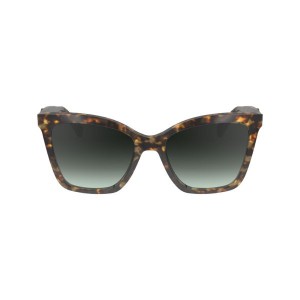 Brown Longchamp Acetate Women's Sunglasses | 64302-SMQL