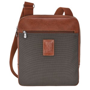 Brown Longchamp Boxford M Men's Crossbody Bags | 27906-KZPL