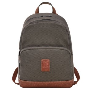 Brown Longchamp Boxford Men's Backpacks | 18729-YEMB