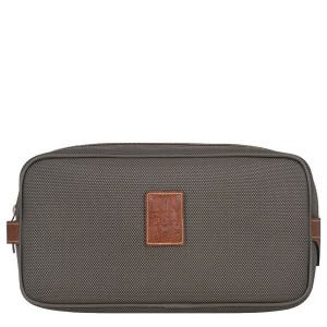 Brown Longchamp Boxford Men's Toiletry Bags | 94870-YMVX