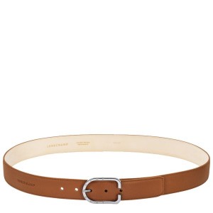 Brown Longchamp Le Foulonne Men's Belts | 71385-ZANL