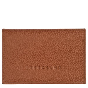 Brown Longchamp Le Foulonne Men's Cardholders | 36482-AXCQ