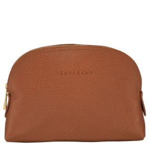 Brown Longchamp Le Foulonne Men's Pouches | 71250-JTQX