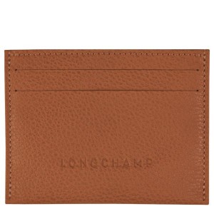 Brown Longchamp Le Foulonne Women's Cardholders | 12547-DBHN