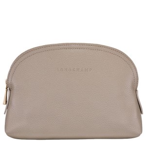 Brown Longchamp Le Foulonne Women's Pouches | 98520-DSCV