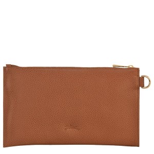 Brown Longchamp Le Foulonne Women's Pouches | 89106-YMNL