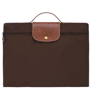 Brown Longchamp Le Pliage Original S Men's Briefcase | 61270-DPMH