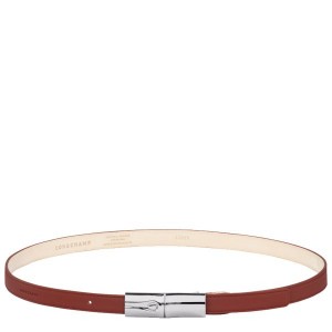 Brown Longchamp Roseau Essential Women's Belts | 21478-HOAD