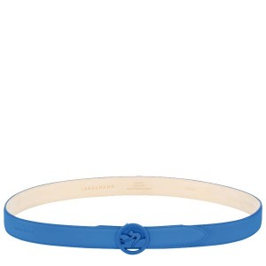 Deep Blue Longchamp Box-trot Women's Belts | 62793-YMFN