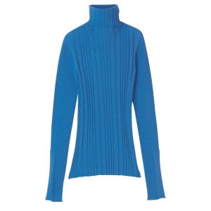 Deep Blue Longchamp Knit Women's Sweaters | 57296-UYZS