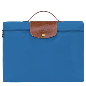 Deep Blue Longchamp Le Pliage Original S Men's Briefcase | 83205-ZHCD