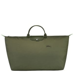 Green Longchamp Le Pliage M Women's Travel Bags | 32574-HNTV