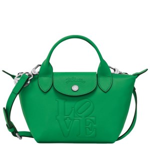 Green Longchamp Robert Indiana XS Men's Handbag | 08936-ZMNY