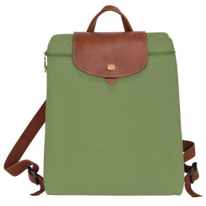 Green / Brown Longchamp Le Pliage Original M Men's Backpacks | 10523-DTVE