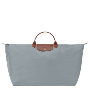 Grey Longchamp Le Pliage Original M Women's Travel Bags | 69785-CIQN