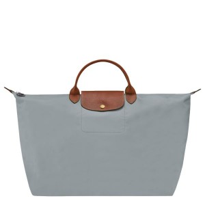 Grey Longchamp Le Pliage Original S Men's Travel Bags | 06127-GJQD