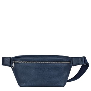 Navy Longchamp Le Foulonne Women's Belt Bags | 50439-BVNI