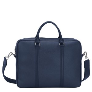 Navy Longchamp Le Foulonne XS Men's Briefcase | 16073-FTQW