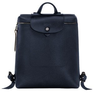 Navy Longchamp Le Pliage City M Men's Backpacks | 64301-AFKR