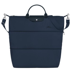 Navy Longchamp Le Pliage Expandable Men's Travel Bags | 62187-FLSG